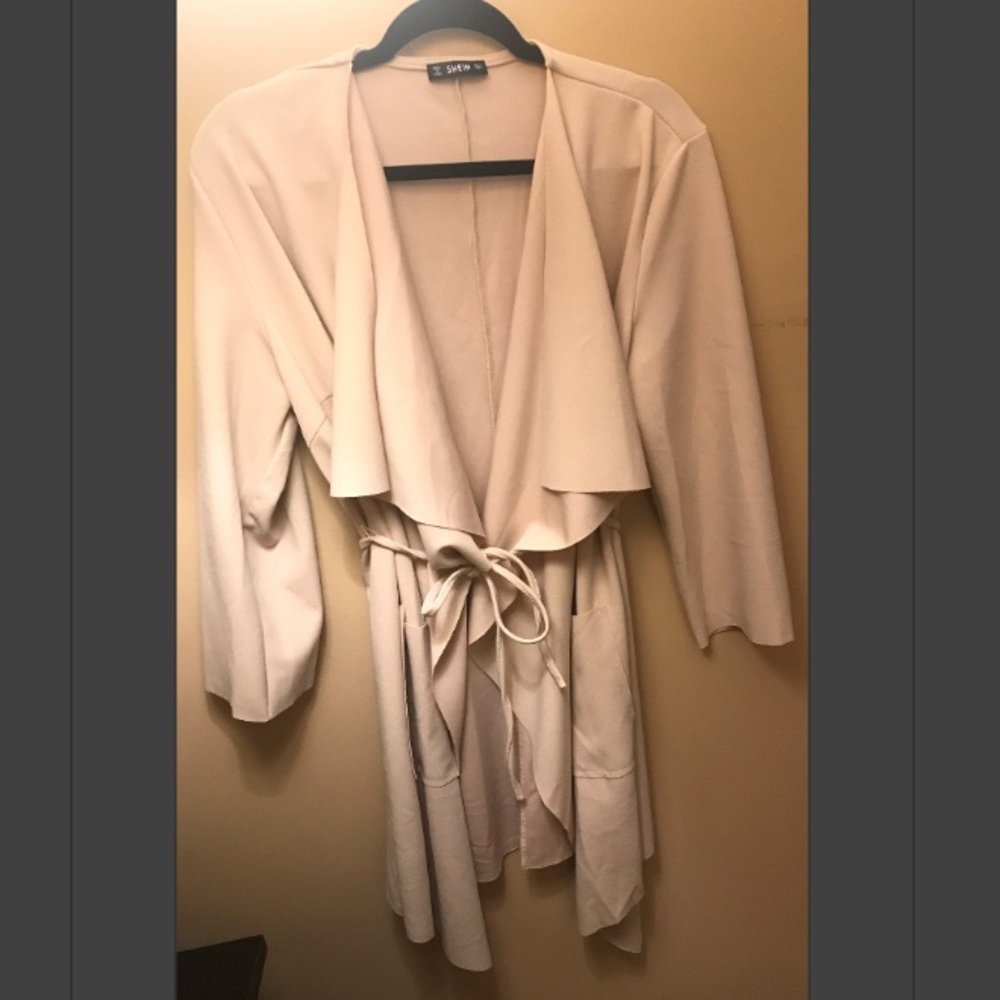 SHEIN Nude Lightweight Coat